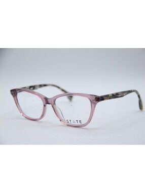 State Optical Drexel Pink Cloud Stone Authentic Frames Eyeglasses 54-17-140 MM